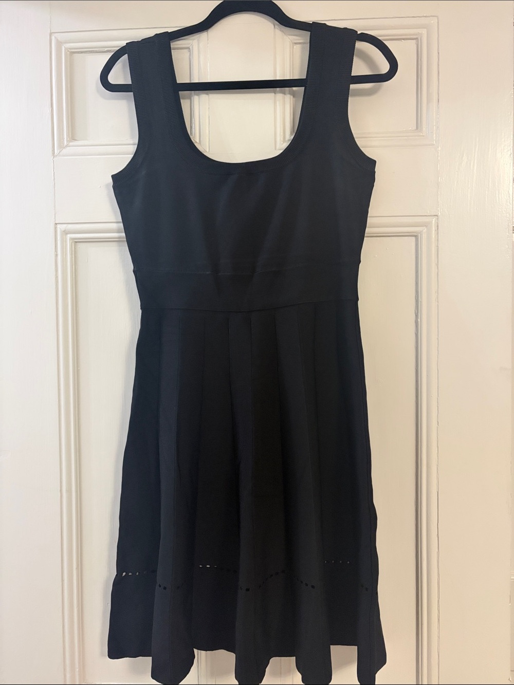 Herve Leger Black Sleeveless Mini Dress